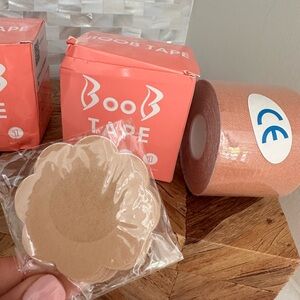 Coral BooB Tape Minimalist Packaging Accessory